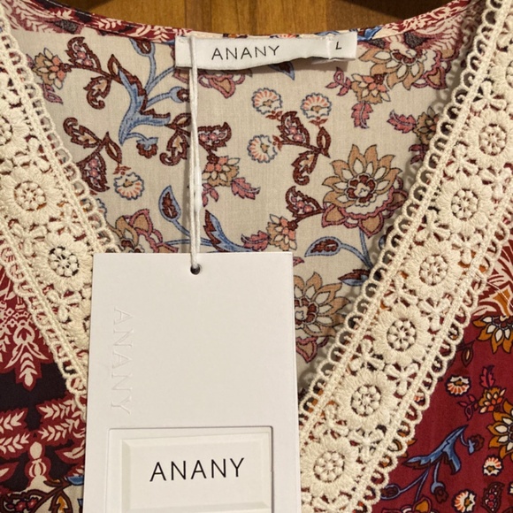 Patchwork Maxi Dress long Sleeve sz L 8-10/12 - Picture 8 of 10